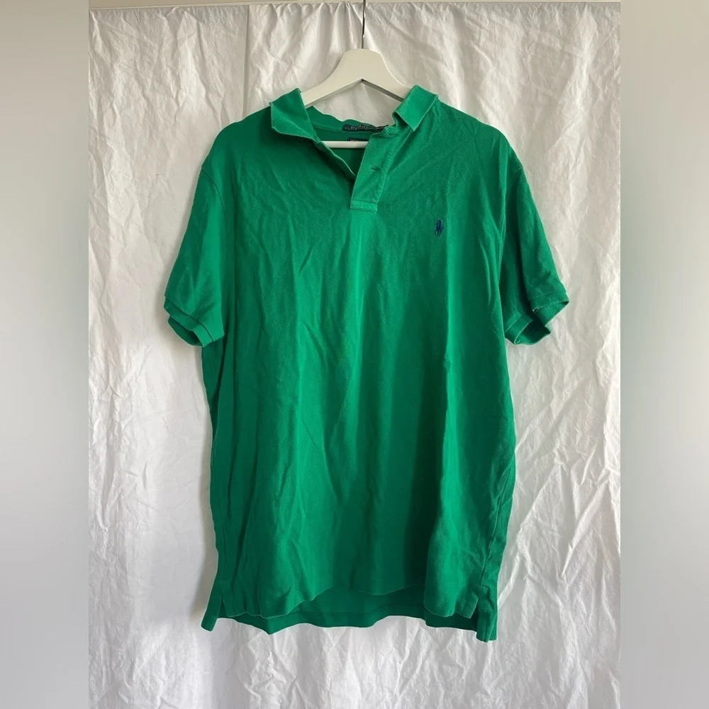Polo by Ralph Lauren Green Men's Green Polo Shirt Size XL